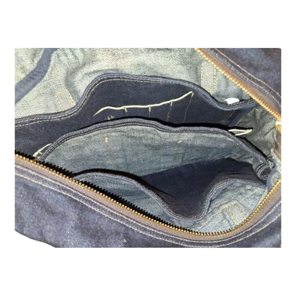 RARE Filson Lucky Brand Japanese Selvedge Denim Satchel Briefcase Bag NEW 2011